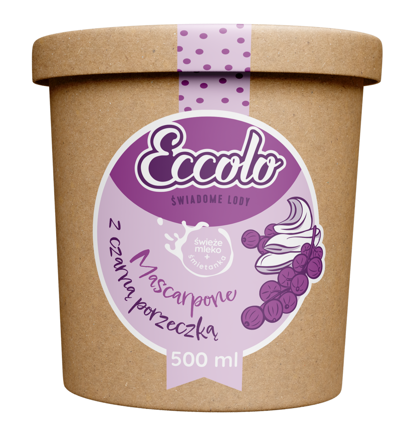 Mascarpone z czarną porzeczką Mascarpone z czarną porzeczką