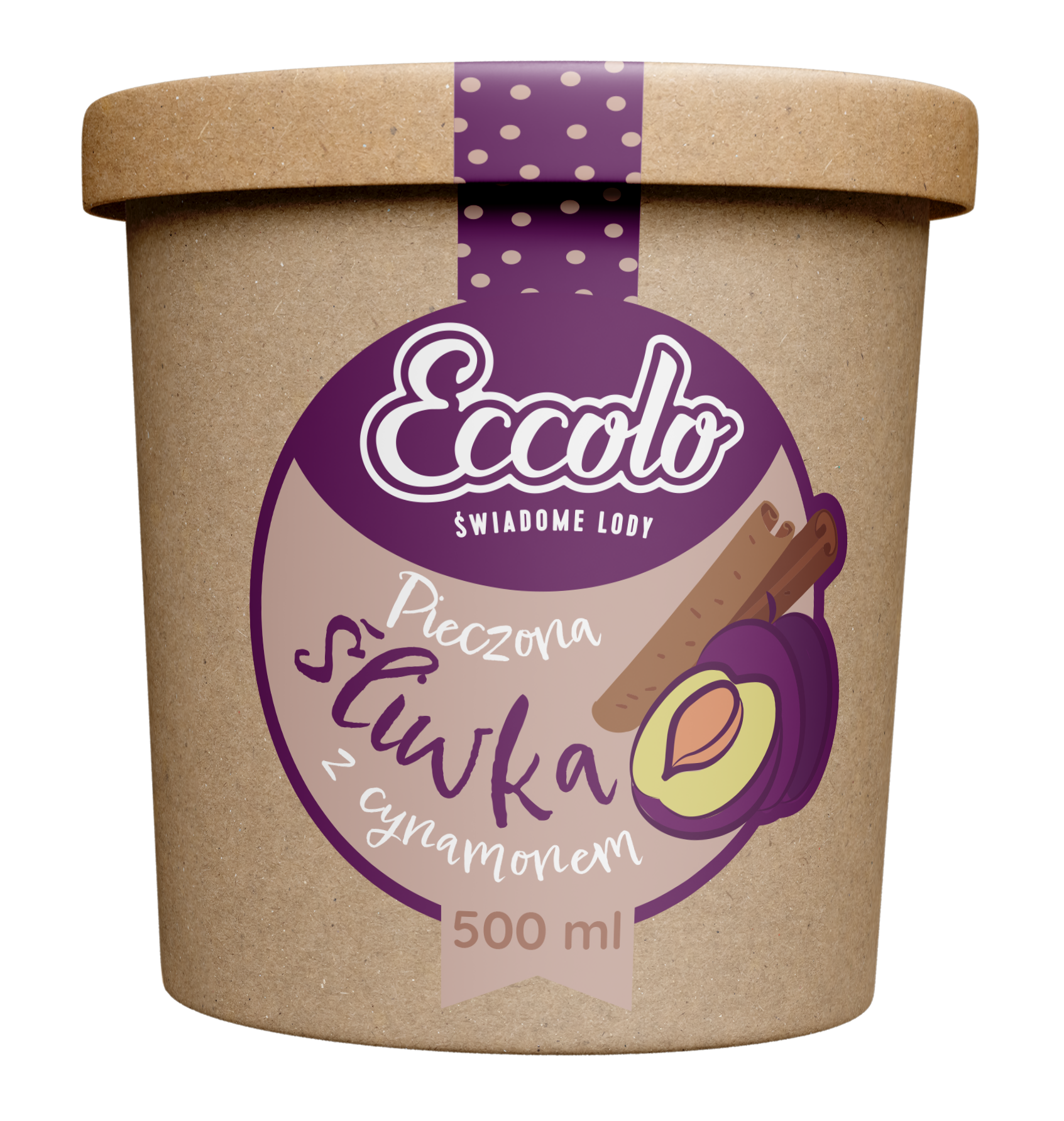 Sorbet pieczona śliwka z cynamonem