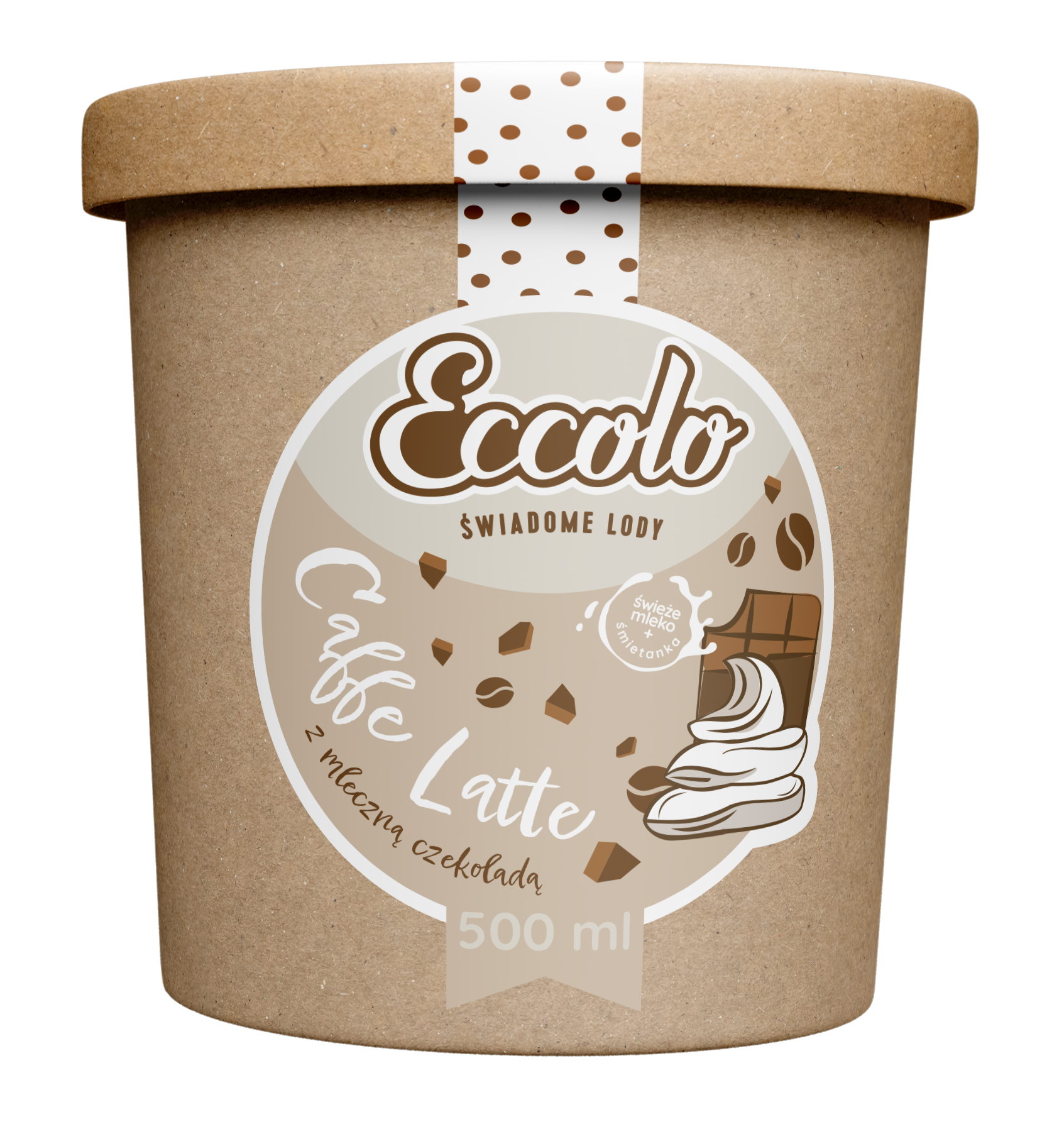 Caffe Latte z mleczną czekoladą