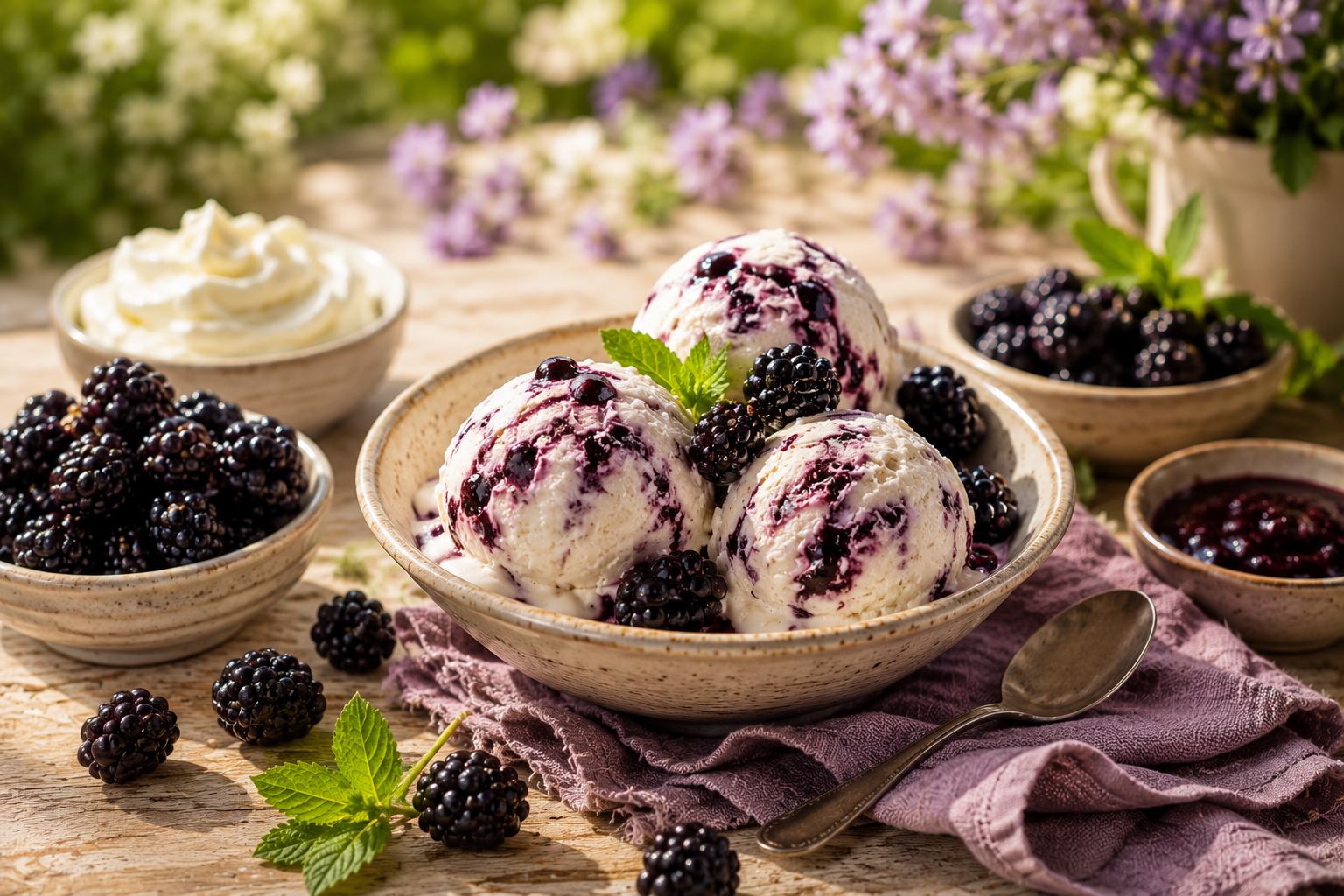 Lody Eccolo Mascarpone z&nbsp;jeżyną – smak końcówki lata zamknięty w&nbsp;gałce lodów