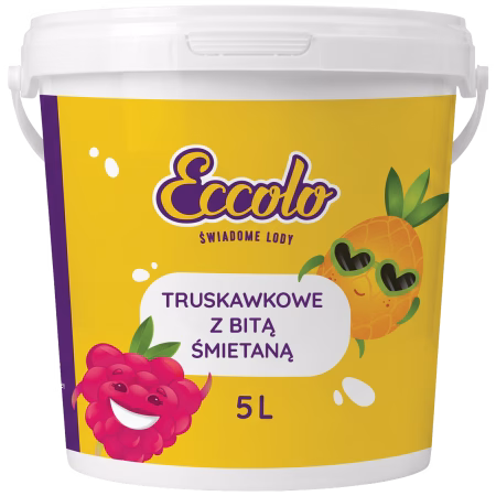 Truskawka z bitą śmietaną - 5 litrów
